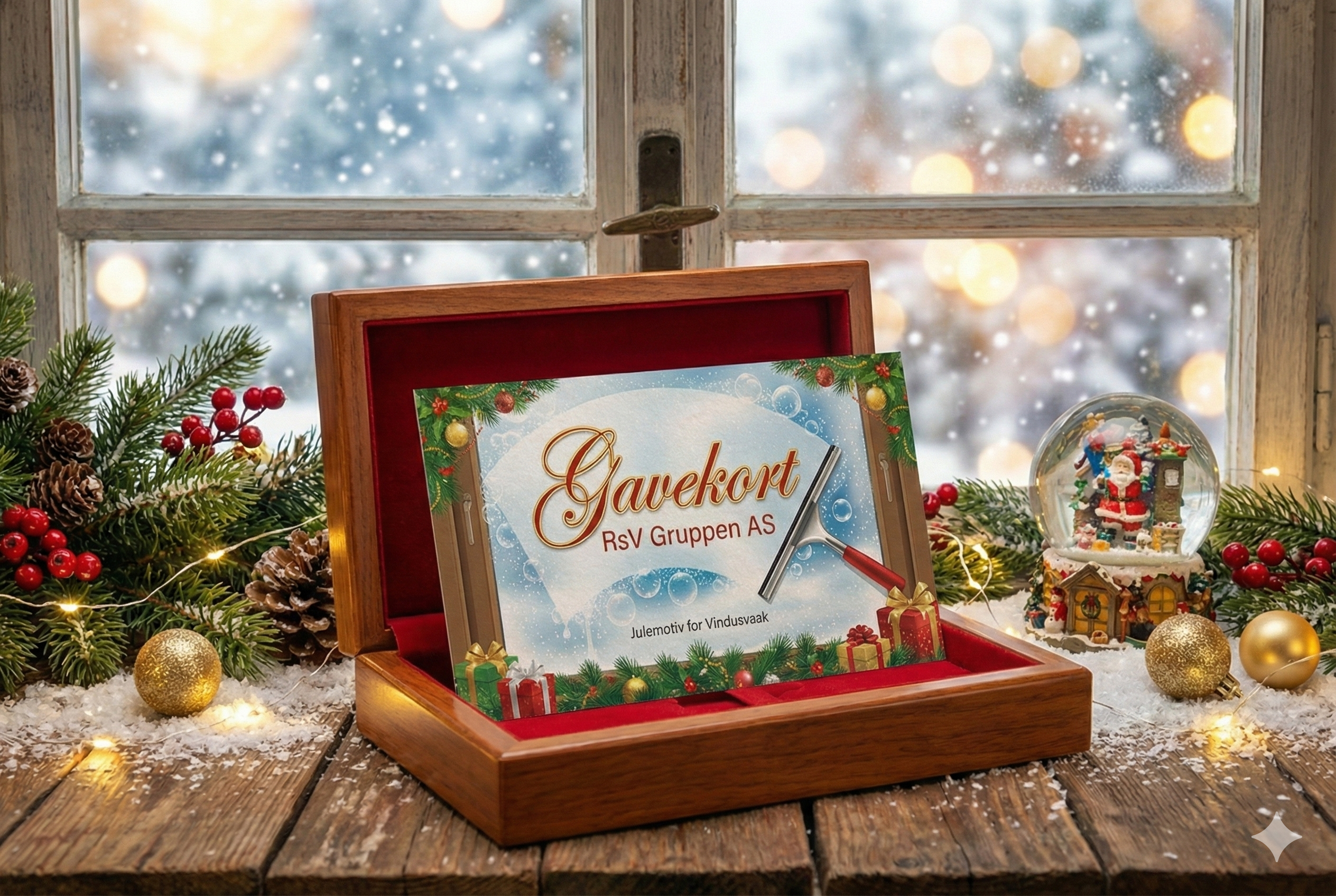 Kjøp Gavekort på Vindusvask